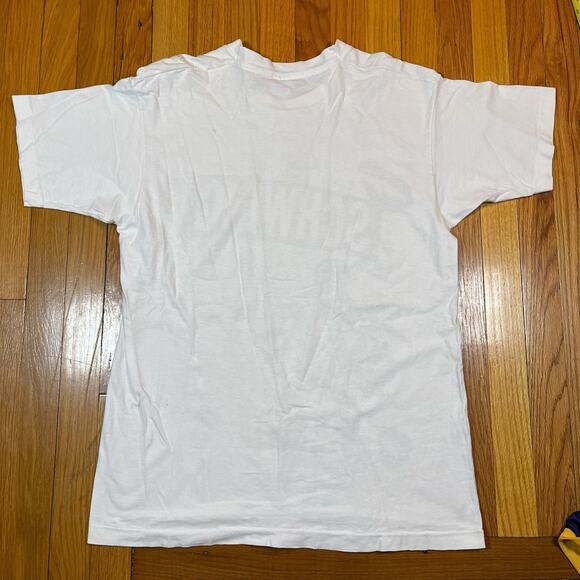 Vintage 90s SCHWING Single Stitch T-Shirt Large Fruit Of Loom USA Waynes World - Picture 12 of 13